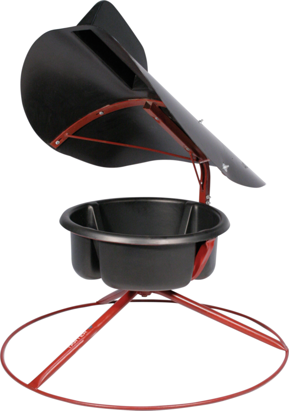 Elevated Broad Poly Vane Mineral Feeder