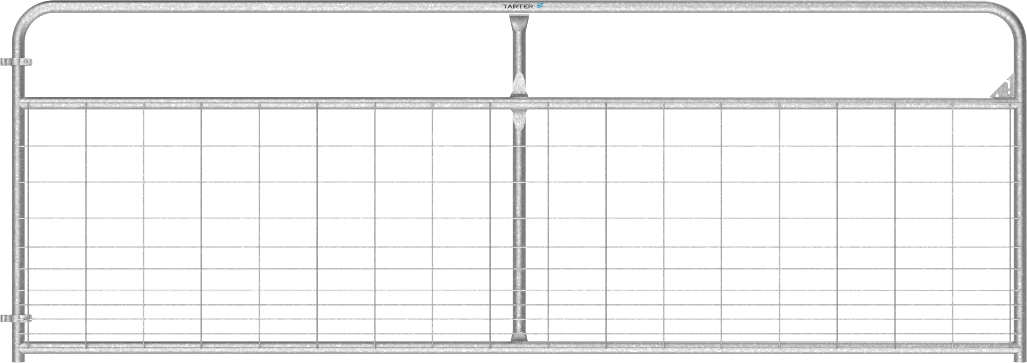 Watchman Galvanized Wire Mesh Gate