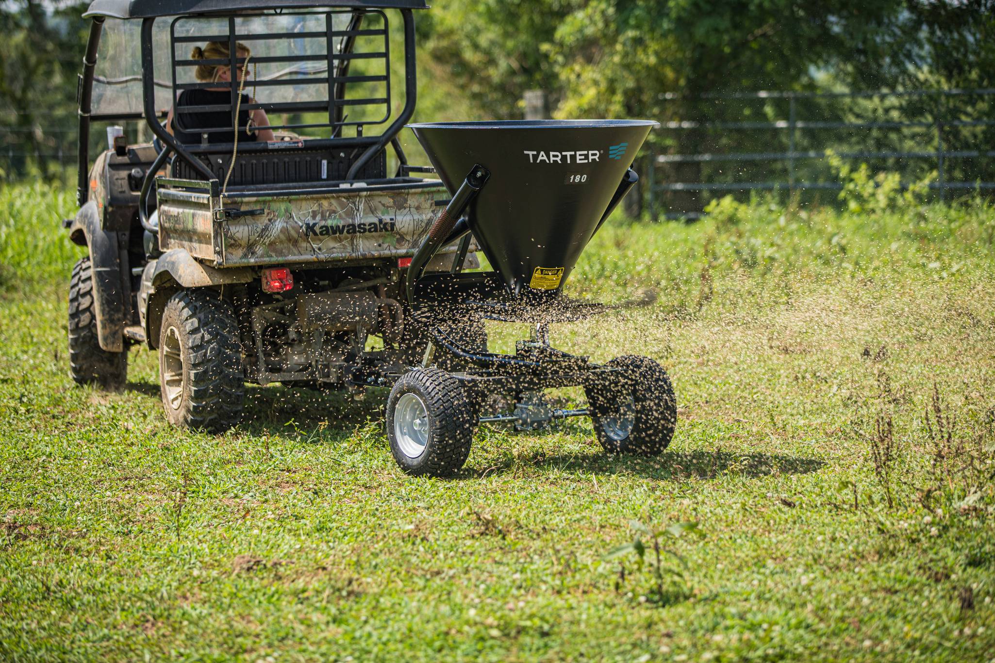Atv Fertilizer Spreader & Seeder