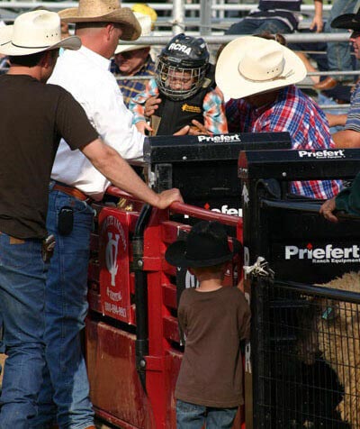 Mutton Bustin Chute