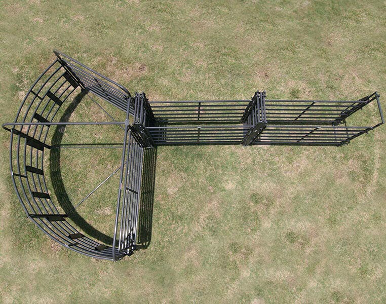 Sweep w/20' Adj. Alley, Block & Load Gates