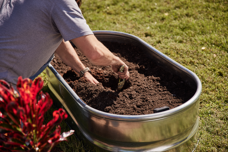 4 ft. Oval Raised Bed Planter