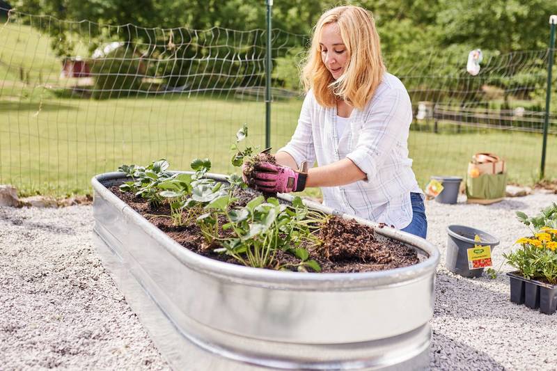 8 ft. Oval Raised Bed Planter