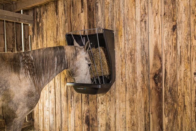 Wall Mount Poly Hay & Grain Feeder