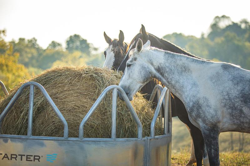 Equine Pro Galvanized Hay Feeder W/ Hay Saver