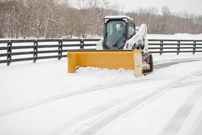 Front Attach Snow Pusher