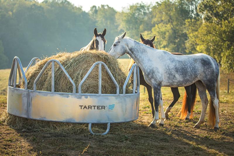 Equine Pro Galvanized Hay Feeder W/ Hay Saver