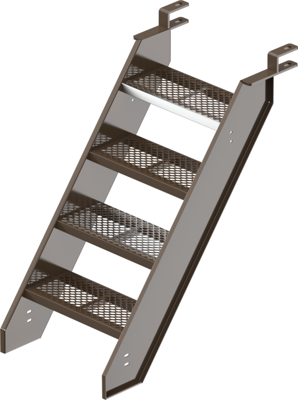 Bucking Chute Platform Stairs