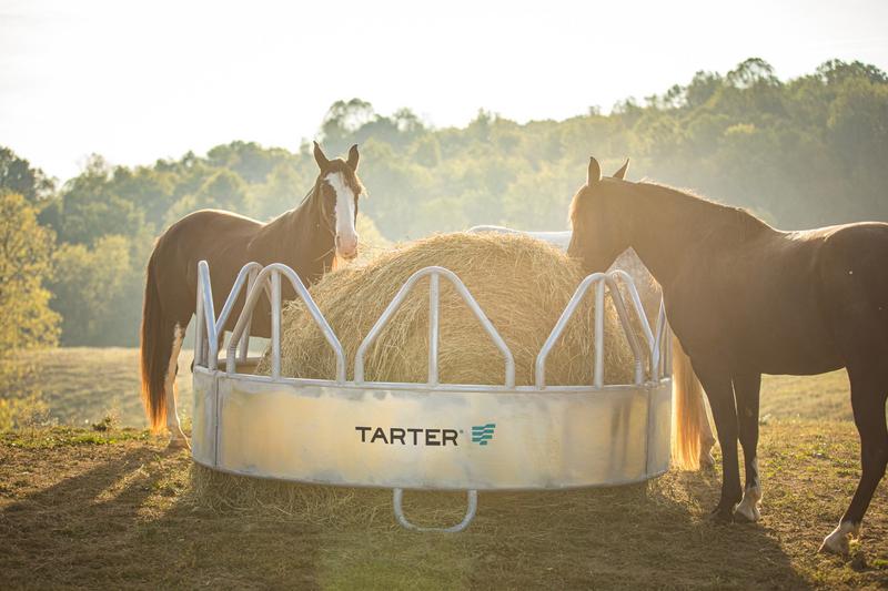 Equine Pro Galvanized Hay Feeder W/ Hay Saver