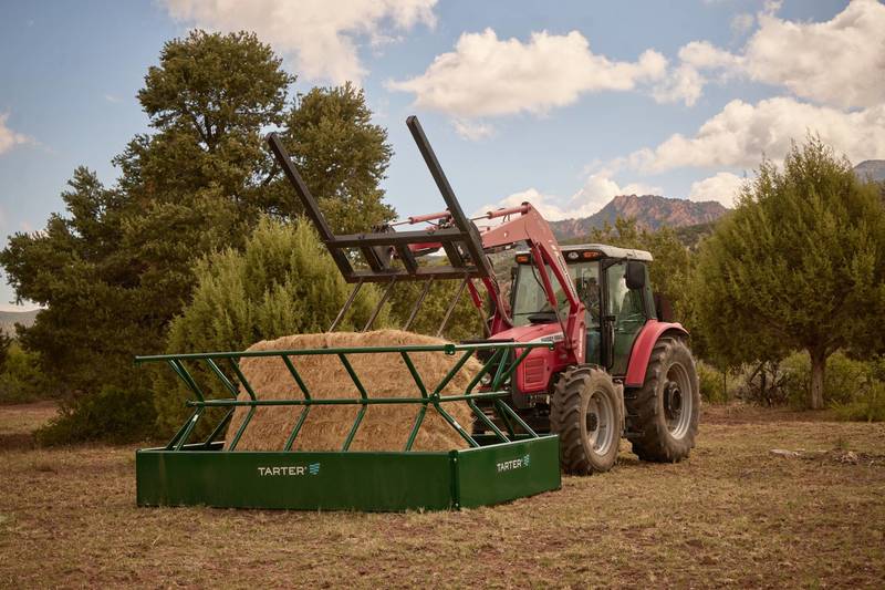 Large Square Bale Feeder