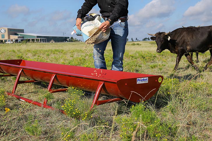 10' Bunk Feeder w/Powder Coated Metal Liner