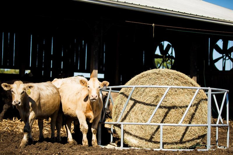 Valuline Galvanized Cattle Bale Feeder