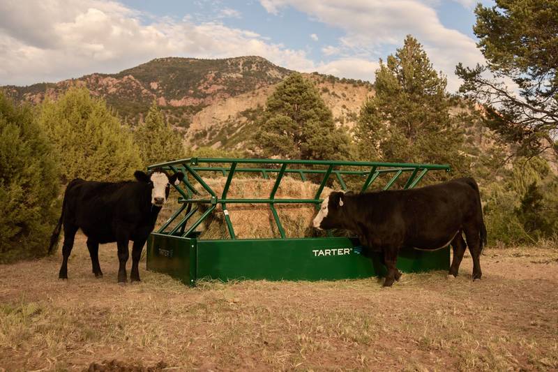 Large Square Bale Feeder
