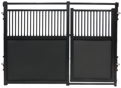 10' Expo Stall Front - Vertical Bar Top