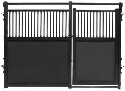10' Expo Stall Front - Vertical Bar Top
