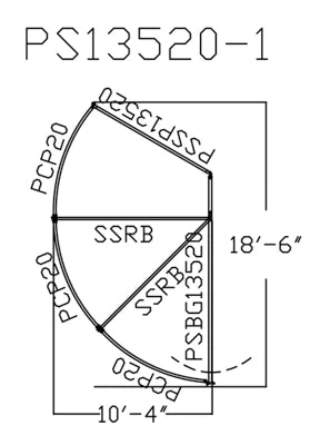 135 Degree Premier Open Sweep – 20 Model
