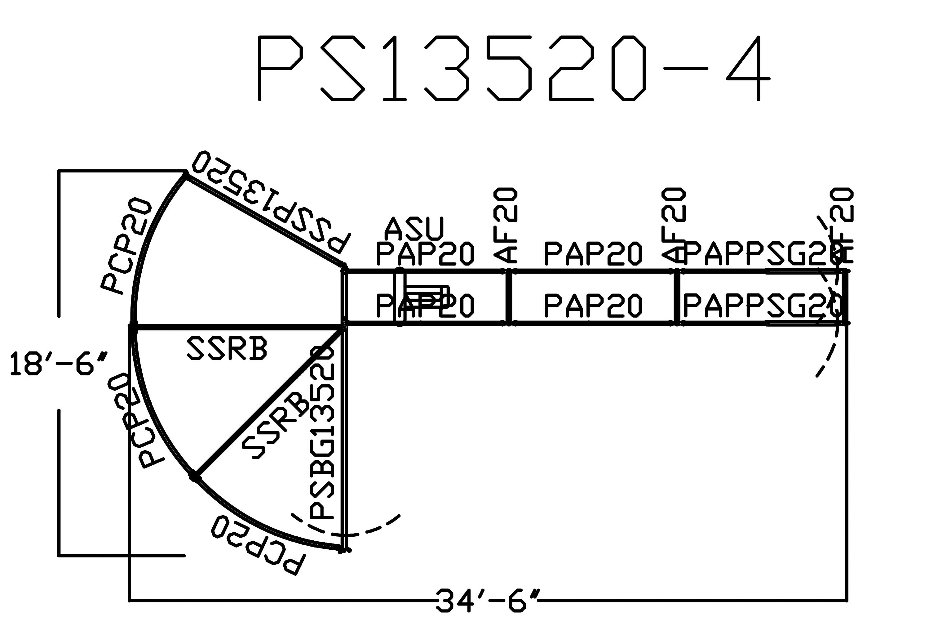 135 Degree Premier Open Sweep with 24’ Alley with Palpation Panels