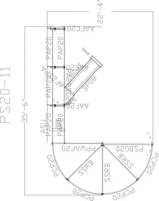 180 Degree Sweep w/ 24' Adj Alley & Calf Sort Alley