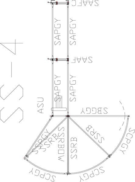 Sweep w/20' Adj. Alley & Alley Stop