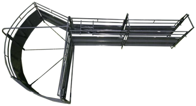 Sweep w/20' Adj. Alley & Alley Stop